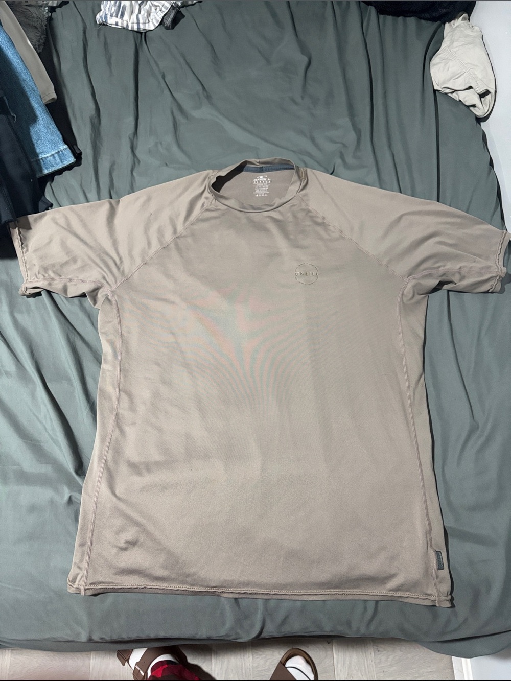 Oneill Men’s Short Sleeve Performance Tee - Taupe Beige